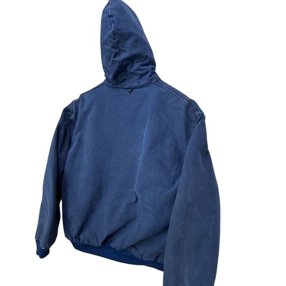 Carhartt Active Jacket Quilt Lined Mens Large J68 BLU Blue Sandstone - Picture 13 of 16